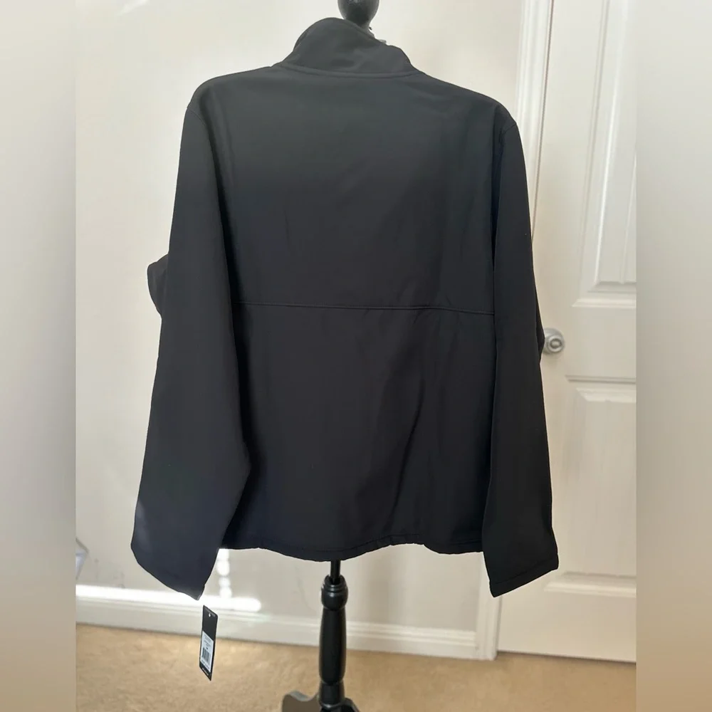 Adidas‎ Golf Softshell, Fleece Lined, Full Zip Golf Jacket Black Medium. NWT.